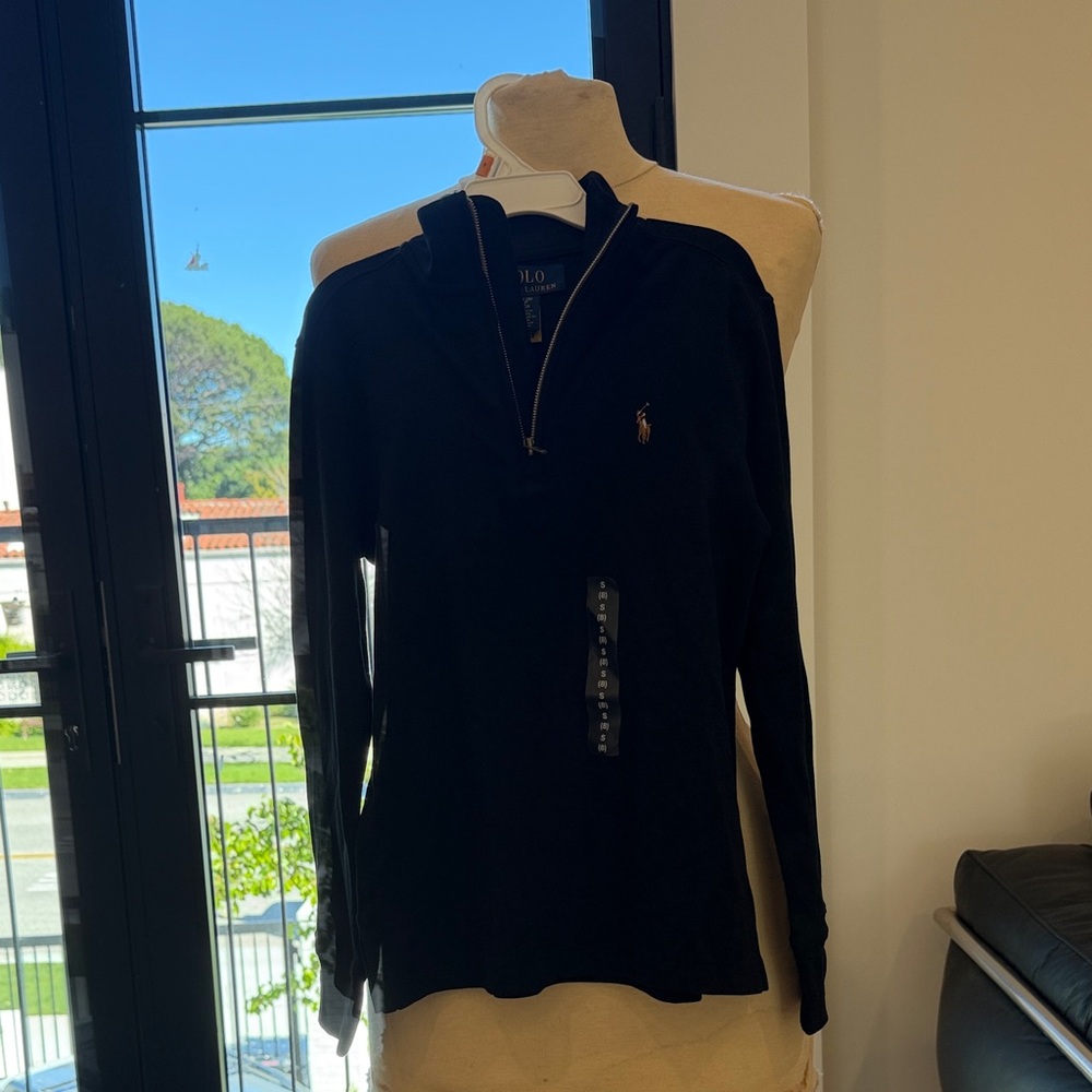 Polo by Ralph Lauren Black-Zip Pullover